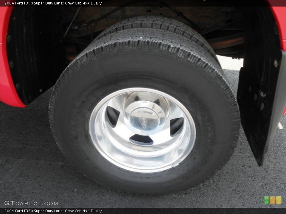 2004 Ford F350 Super Duty Lariat Crew Cab 4x4 Dually Wheel and Tire Photo #85115177
