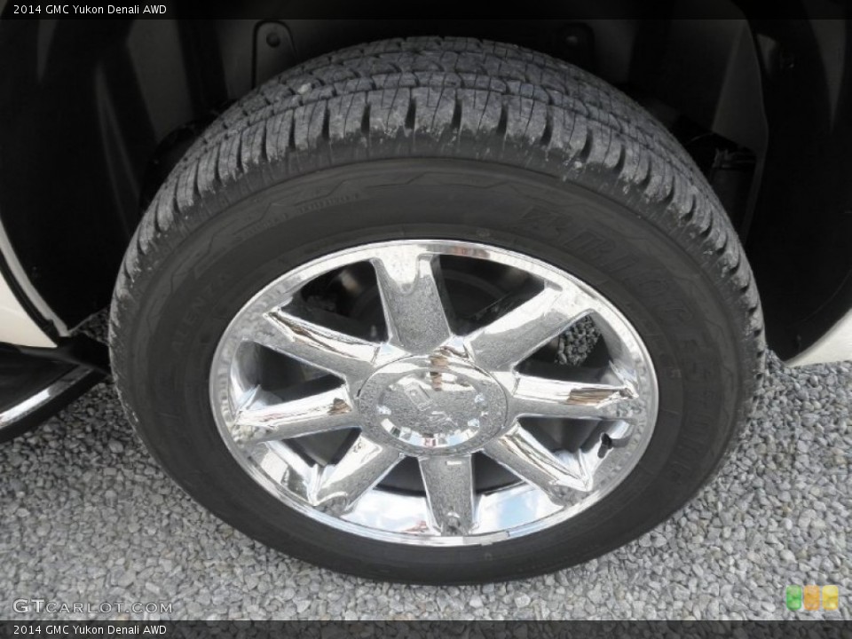 2014 GMC Yukon Denali AWD Wheel and Tire Photo #85115603
