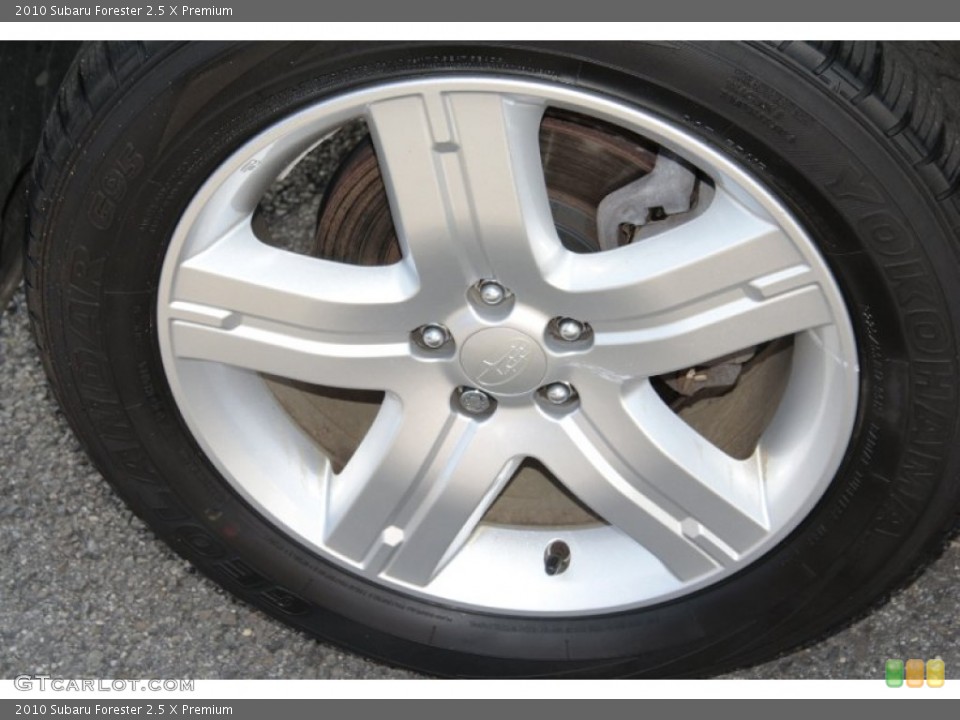 2010 Subaru Forester 2.5 X Premium Wheel and Tire Photo #85115936