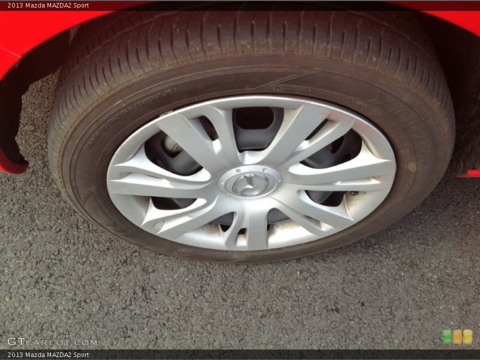 2013 Mazda MAZDA2 Sport Wheel and Tire Photo #85116404