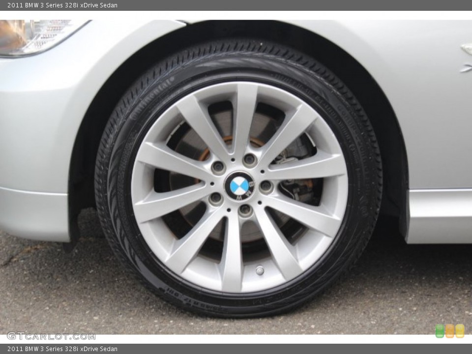 2011 BMW 3 Series 328i xDrive Sedan Wheel and Tire Photo #85124660