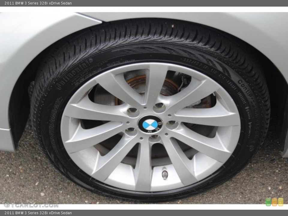 2011 BMW 3 Series 328i xDrive Sedan Wheel and Tire Photo #85124686