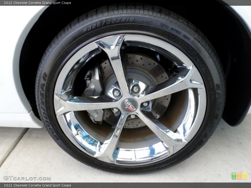 2013 Chevrolet Corvette Grand Sport Coupe Wheel and Tire Photo #85130708