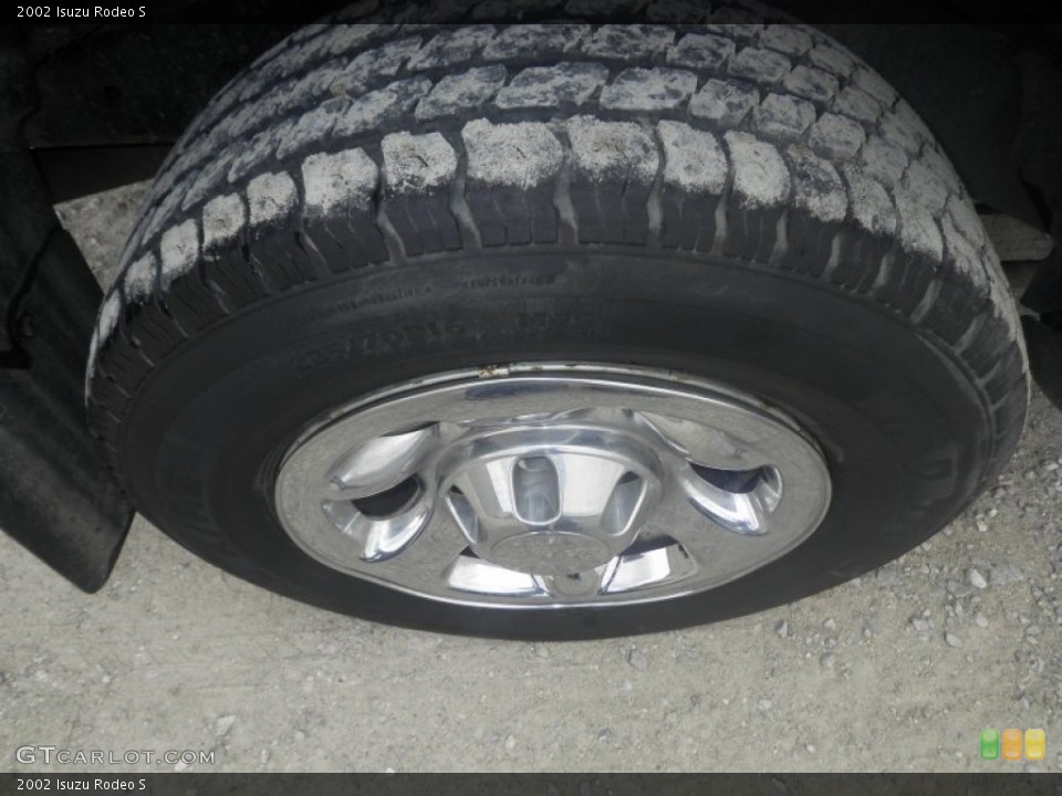 2002 Isuzu Rodeo S Wheel and Tire Photo #85131533