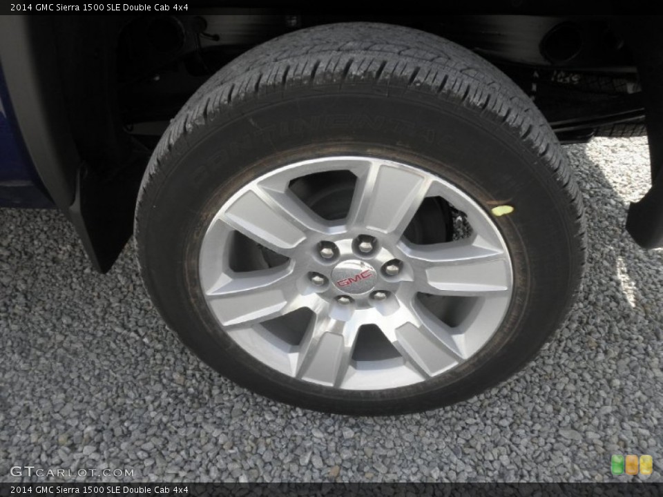 2014 GMC Sierra 1500 SLE Double Cab 4x4 Wheel and Tire Photo #85133327