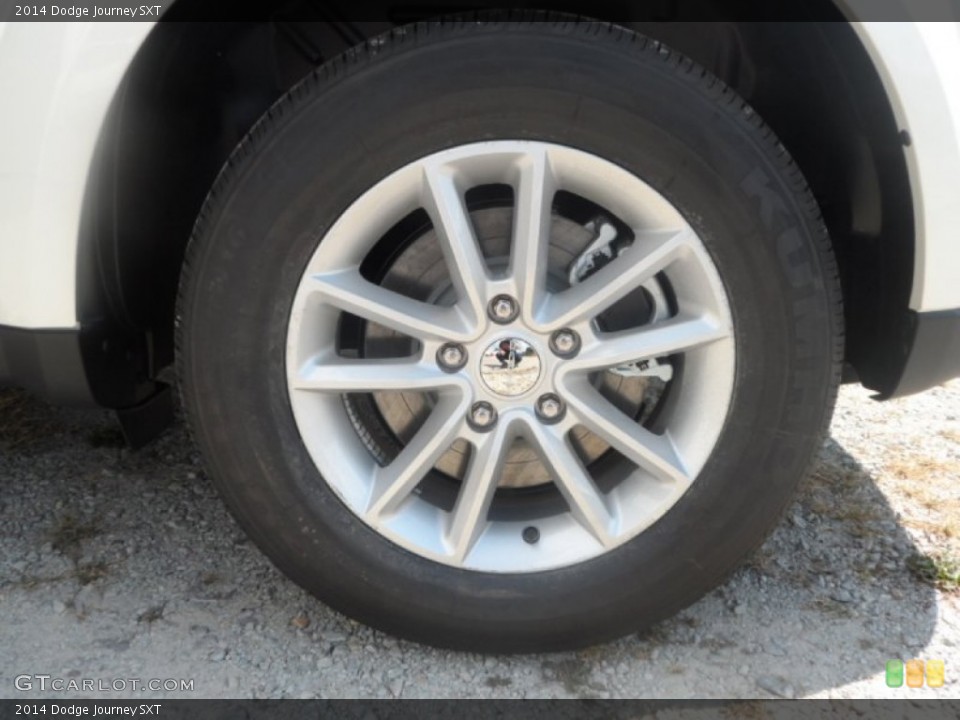 2014 Dodge Journey SXT Wheel and Tire Photo #85135346