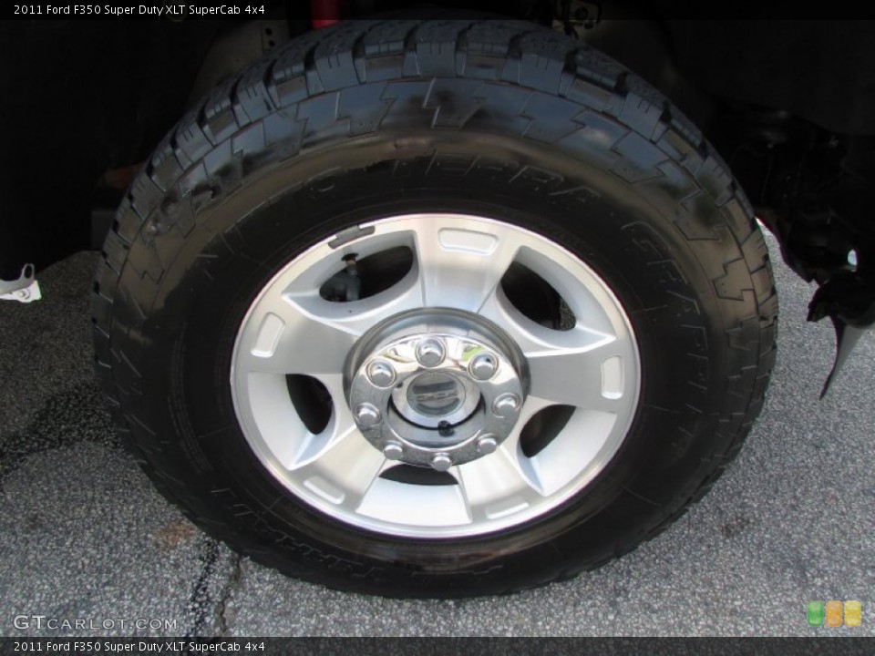 2011 Ford F350 Super Duty XLT SuperCab 4x4 Wheel and Tire Photo #85143893