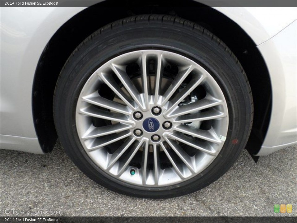 2014 Ford Fusion SE EcoBoost Wheel and Tire Photo #85161134