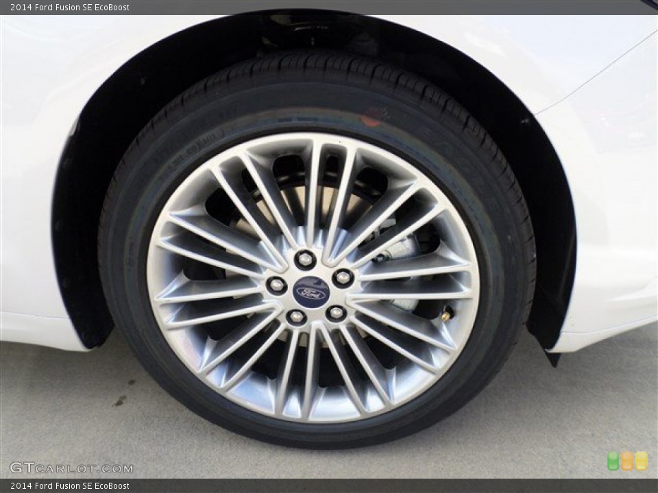 2014 Ford Fusion SE EcoBoost Wheel and Tire Photo #85162226