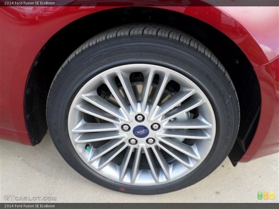 2014 Ford Fusion SE EcoBoost Wheel and Tire Photo #85162763