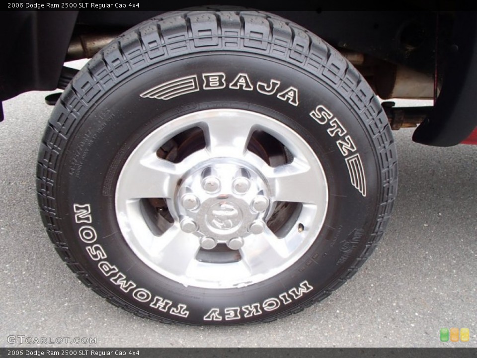 2006 Dodge Ram 2500 SLT Regular Cab 4x4 Wheel and Tire Photo #85169813