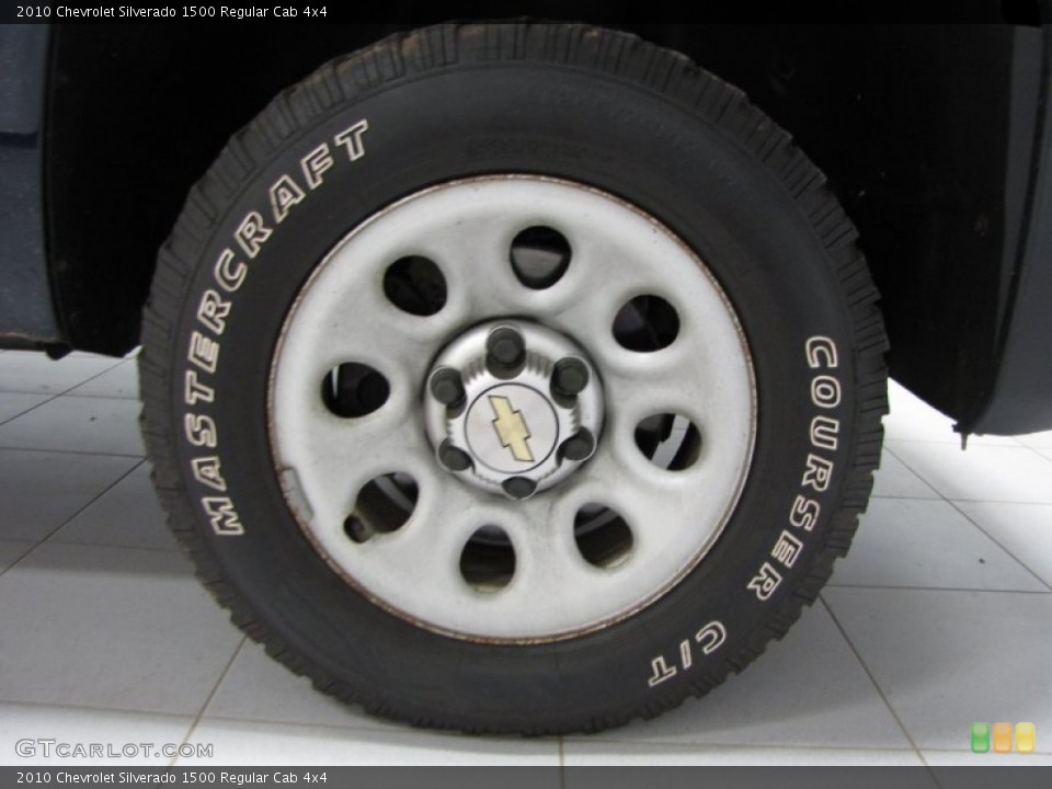 2010 Chevrolet Silverado 1500 Regular Cab 4x4 Wheel and Tire Photo #85178117