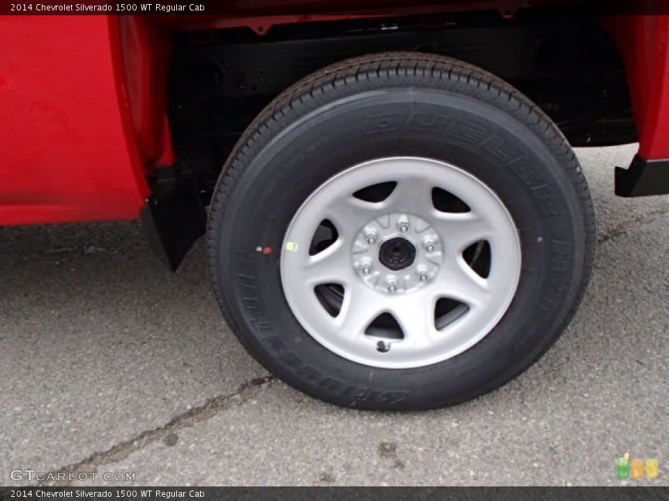 2014 Chevrolet Silverado 1500 WT Regular Cab Wheel and Tire Photo #85183349
