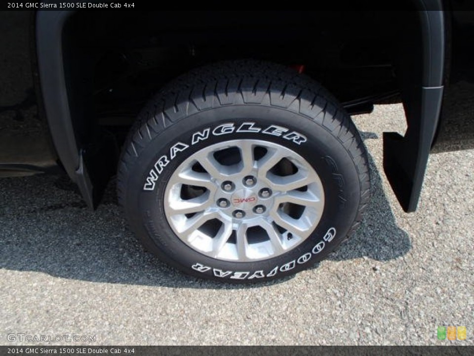 2014 GMC Sierra 1500 SLE Double Cab 4x4 Wheel and Tire Photo #85192781