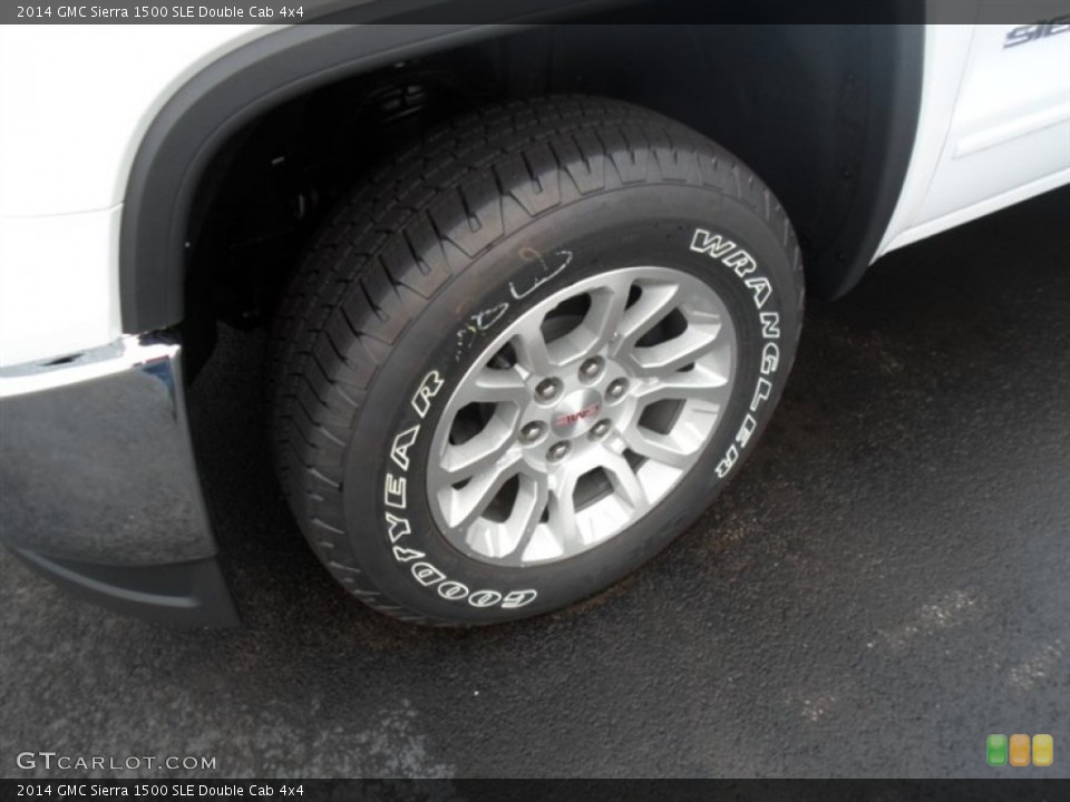 2014 GMC Sierra 1500 SLE Double Cab 4x4 Wheel and Tire Photo #85194977