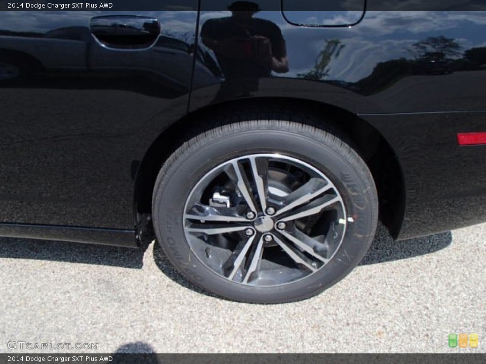 2014 Dodge Charger SXT Plus AWD Wheel and Tire Photo #85197548