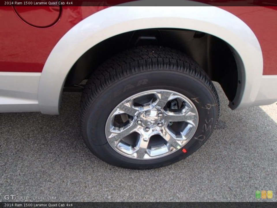 2014 Ram 1500 Laramie Quad Cab 4x4 Wheel and Tire Photo #85200595