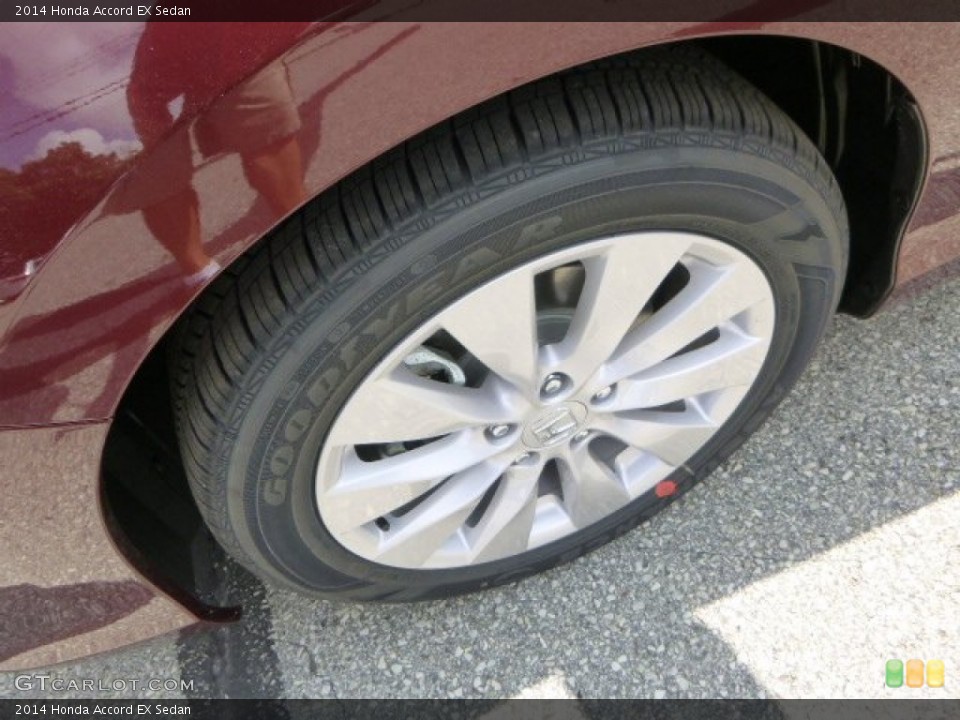 2014 Honda Accord EX Sedan Wheel and Tire Photo #85218233