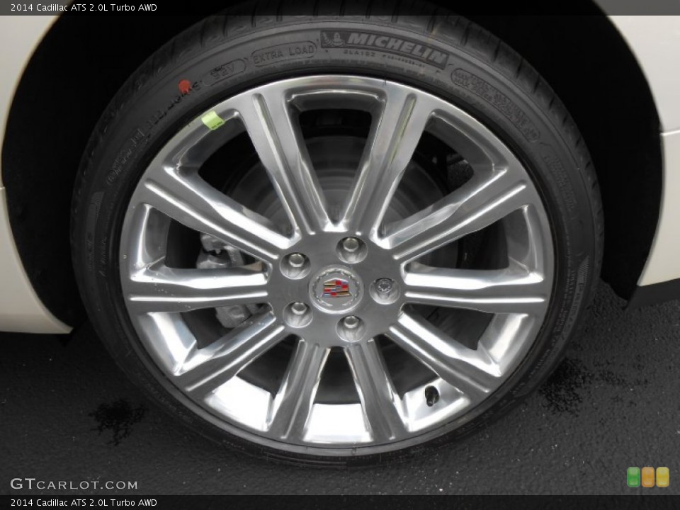 2014 Cadillac ATS 2.0L Turbo AWD Wheel and Tire Photo #85219031