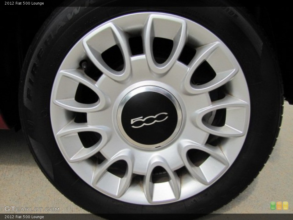 2012 Fiat 500 Lounge Wheel and Tire Photo #85222964