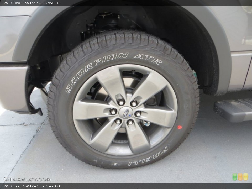 2013 Ford F150 FX4 SuperCrew 4x4 Wheel and Tire Photo #85223489