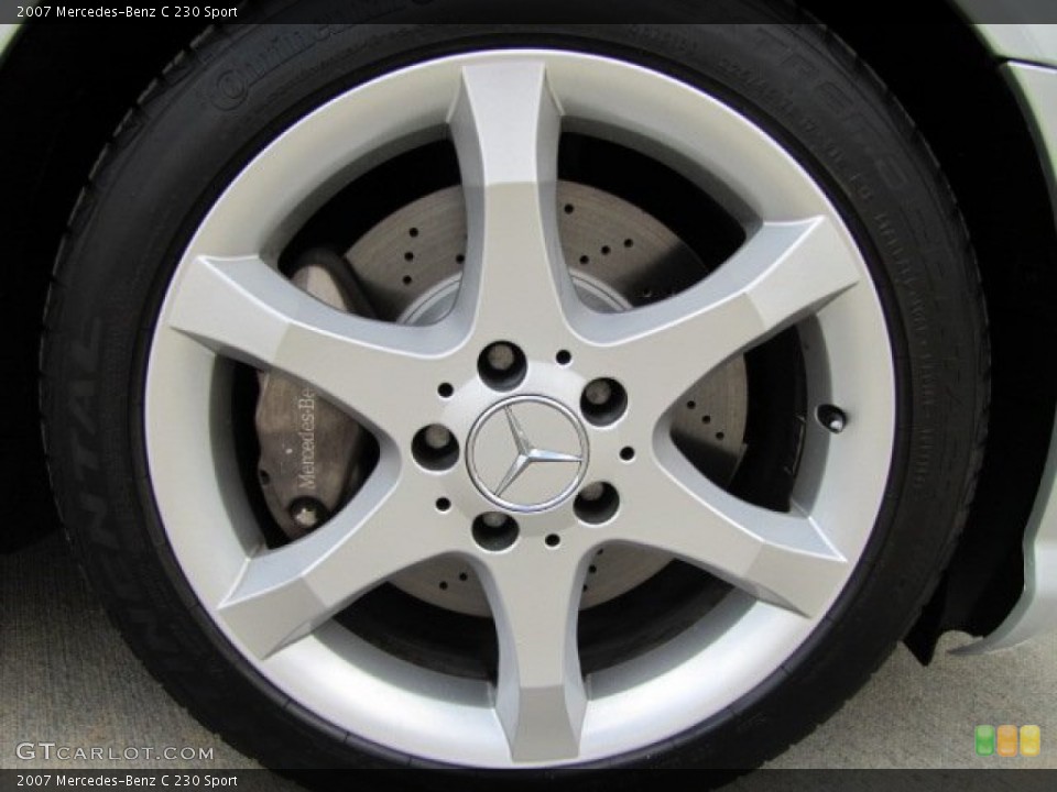 2007 Mercedes-Benz C 230 Sport Wheel and Tire Photo #85223813