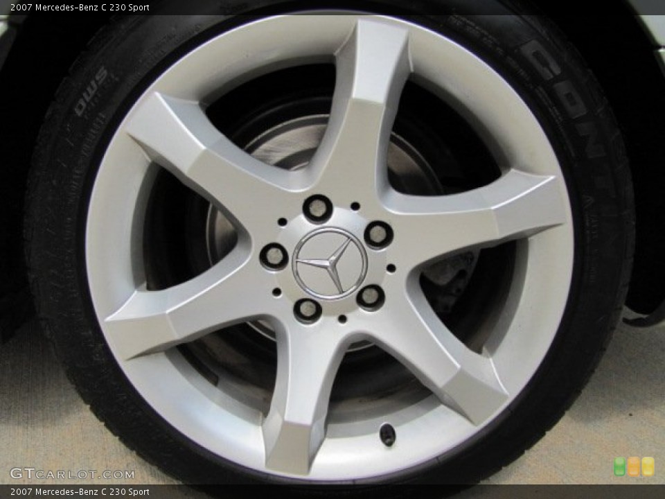 2007 Mercedes-Benz C 230 Sport Wheel and Tire Photo #85223825