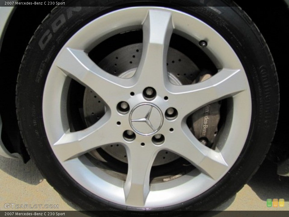 2007 Mercedes-Benz C 230 Sport Wheel and Tire Photo #85223852