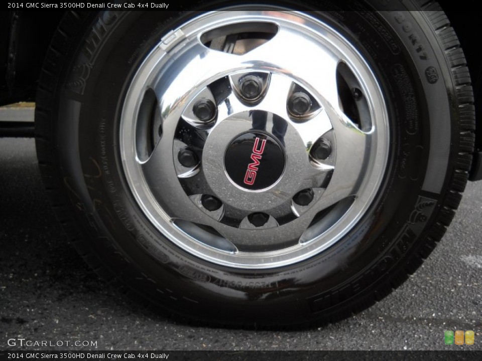 2014 GMC Sierra 3500HD Denali Crew Cab 4x4 Dually Wheel and Tire Photo #85226611