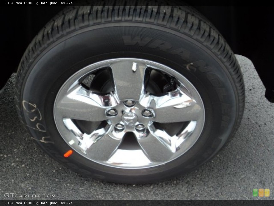 2014 Ram 1500 Big Horn Quad Cab 4x4 Wheel and Tire Photo #85236665