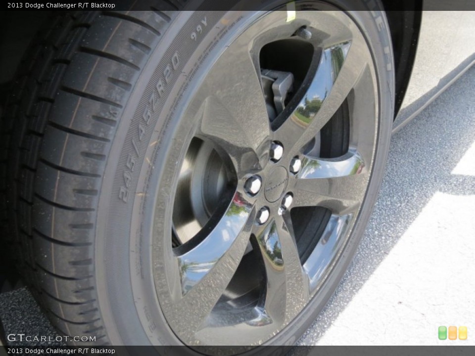 2013 Dodge Challenger R/T Blacktop Wheel and Tire Photo #85239215