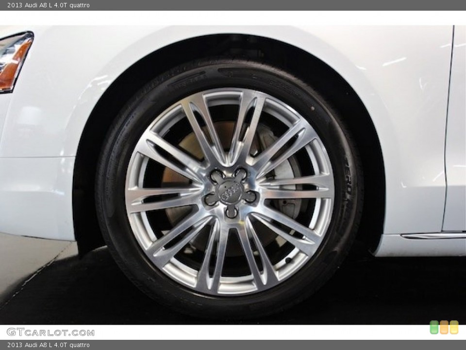 2013 Audi A8 L 4.0T quattro Wheel and Tire Photo #85247630