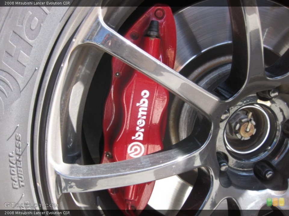 2008 Mitsubishi Lancer Evolution GSR Wheel and Tire Photo #85251617