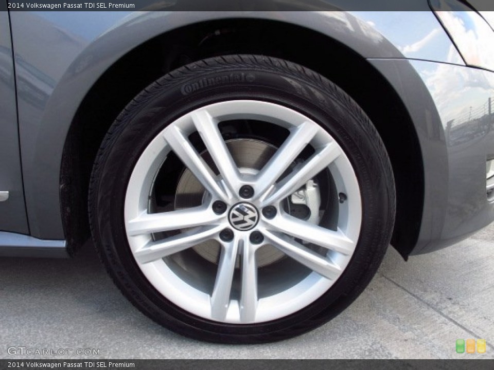2014 Volkswagen Passat TDI SEL Premium Wheel and Tire Photo #85254948