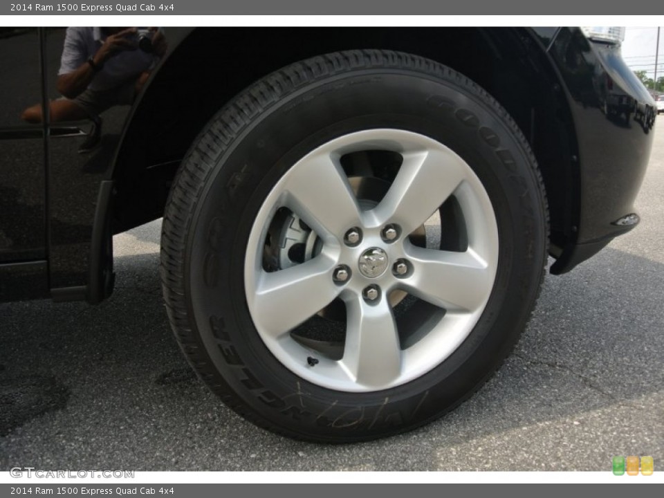 2014 Ram 1500 Express Quad Cab 4x4 Wheel and Tire Photo #85255975