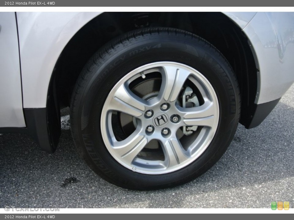 2012 Honda Pilot EX-L 4WD Wheel and Tire Photo #85260588
