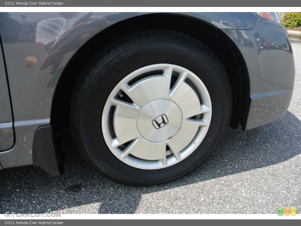 2011 Honda Civic Hybrid Sedan Wheel and Tire Photo #85262097