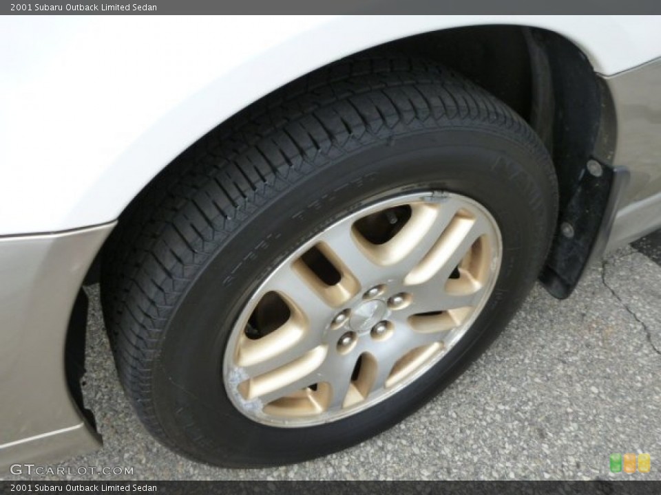 2001 Subaru Outback Limited Sedan Wheel and Tire Photo #85276433