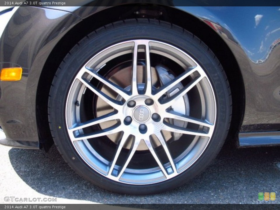 2014 Audi A7 3.0T quattro Prestige Wheel and Tire Photo #85289063