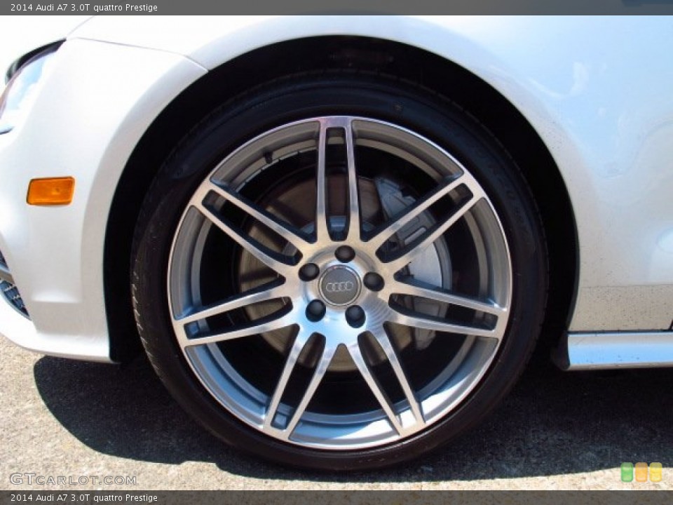 2014 Audi A7 3.0T quattro Prestige Wheel and Tire Photo #85289714