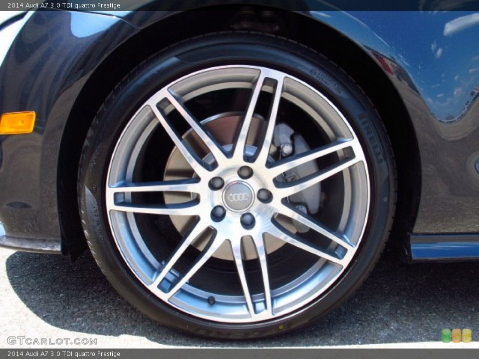 2014 Audi A7 3.0 TDI quattro Prestige Wheel and Tire Photo #85290416