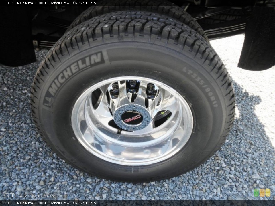 2014 GMC Sierra 3500HD Denali Crew Cab 4x4 Dually Wheel and Tire Photo #85304576