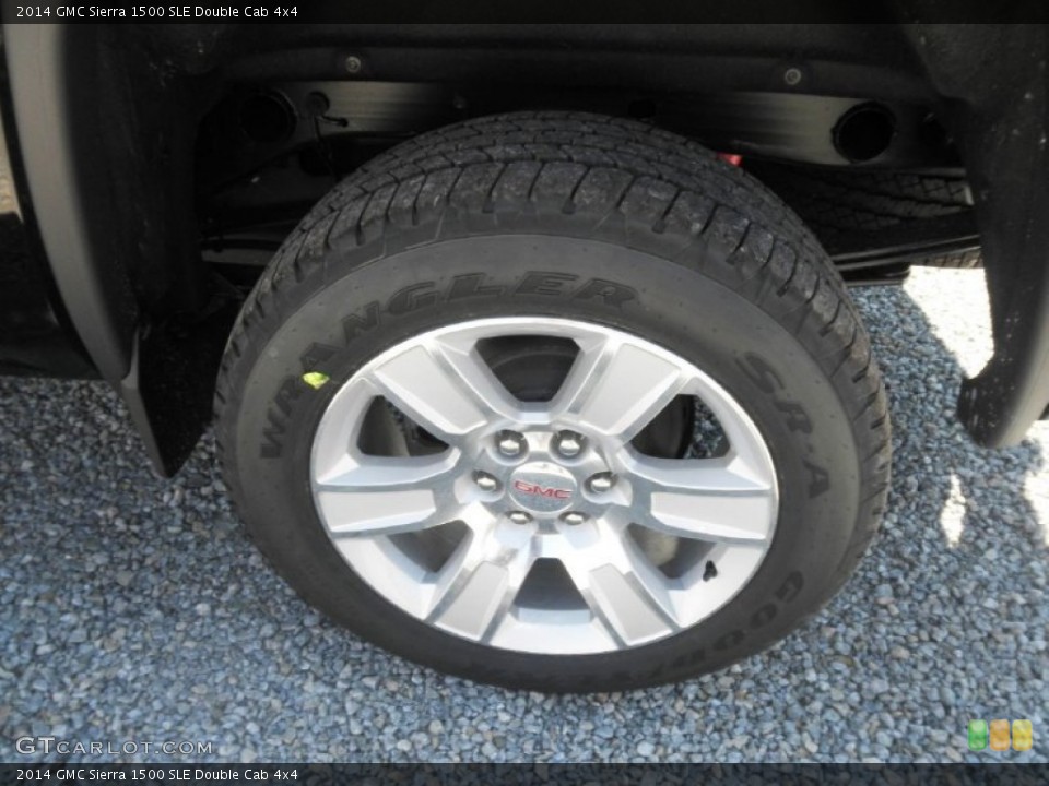 2014 GMC Sierra 1500 SLE Double Cab 4x4 Wheel and Tire Photo #85305086