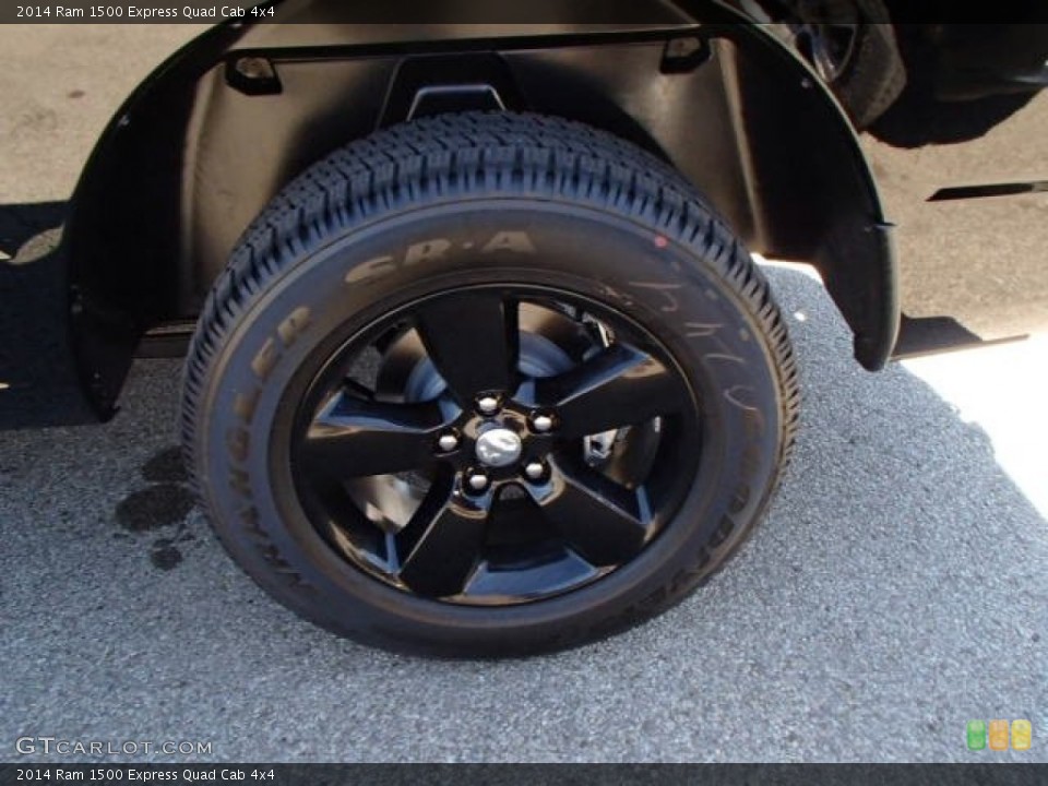 2014 Ram 1500 Express Quad Cab 4x4 Wheel and Tire Photo #85311071