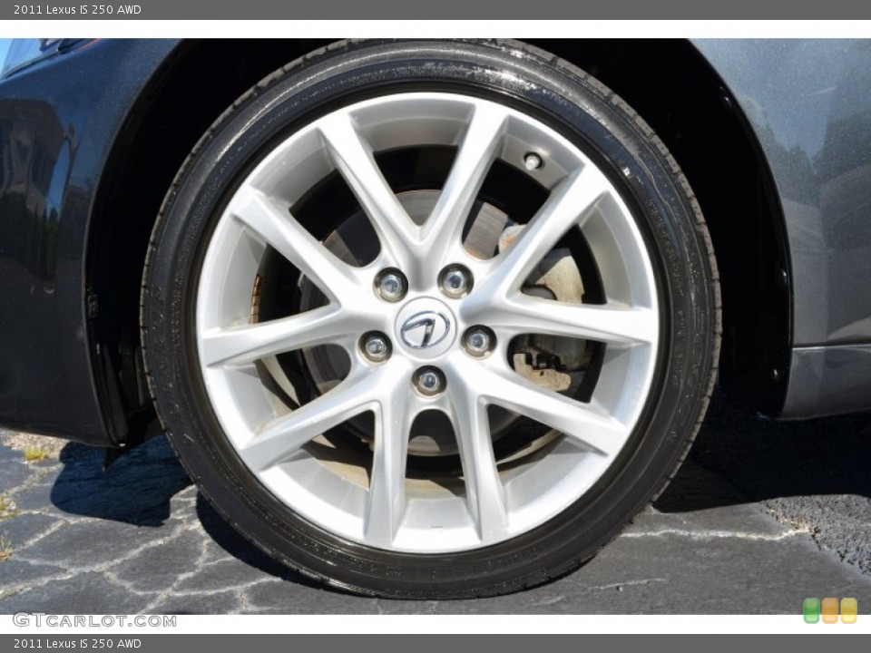 2011 Lexus IS 250 AWD Wheel and Tire Photo #85330504