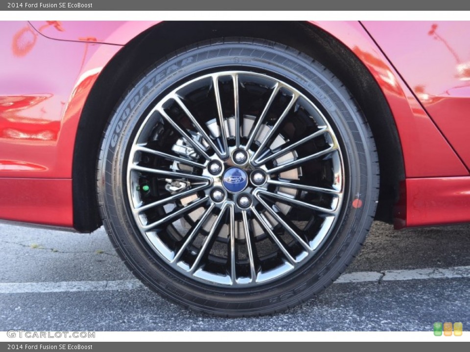 2014 Ford Fusion SE EcoBoost Wheel and Tire Photo #85340382