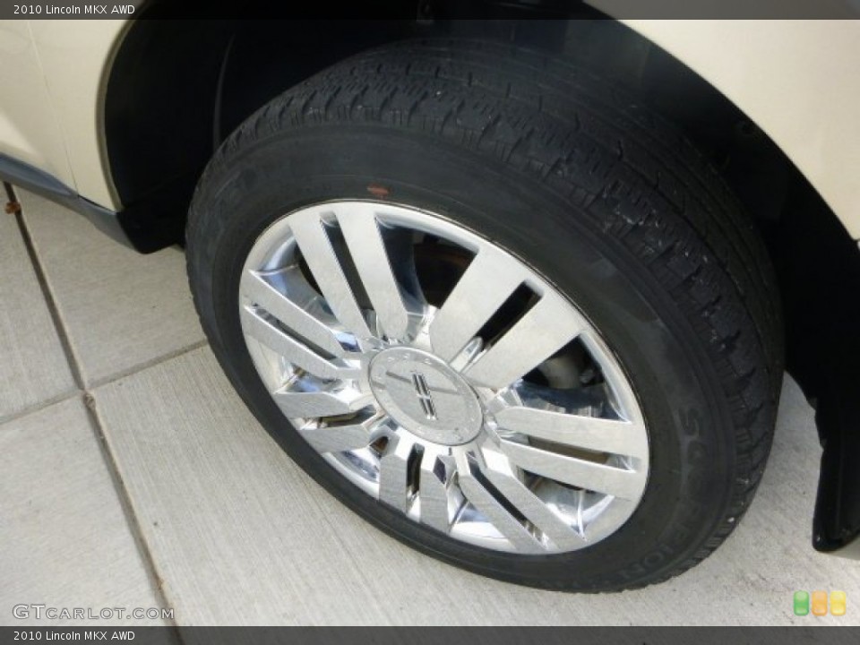 2010 Lincoln MKX AWD Wheel and Tire Photo #85341887