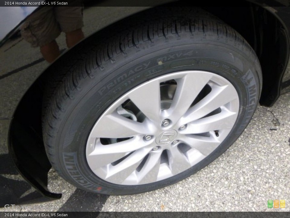 2014 Honda Accord EX-L V6 Sedan Wheel and Tire Photo #85346813