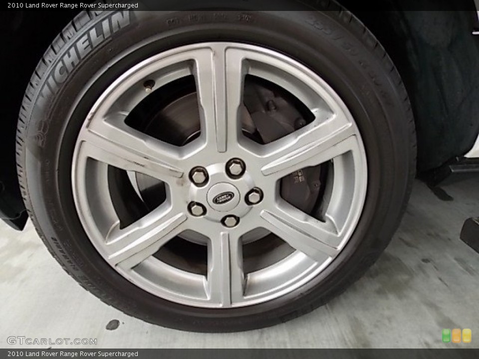 2010 Land Rover Range Rover Supercharged Wheel and Tire Photo #85349095