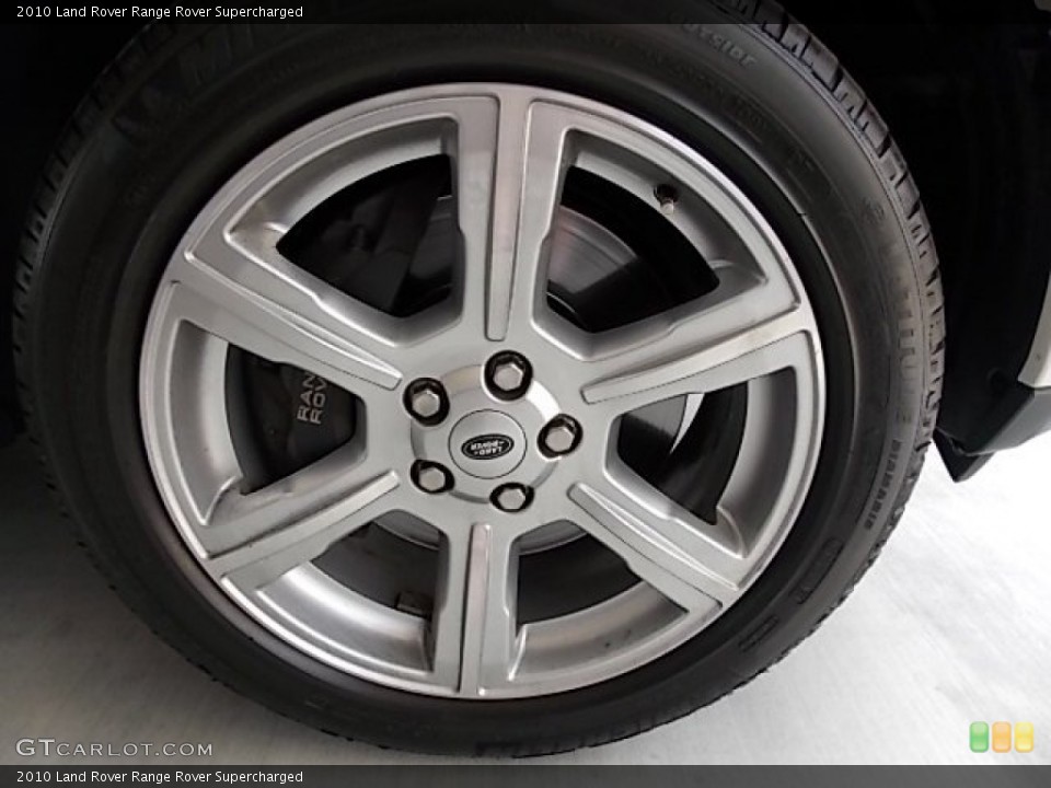 2010 Land Rover Range Rover Supercharged Wheel and Tire Photo #85349126